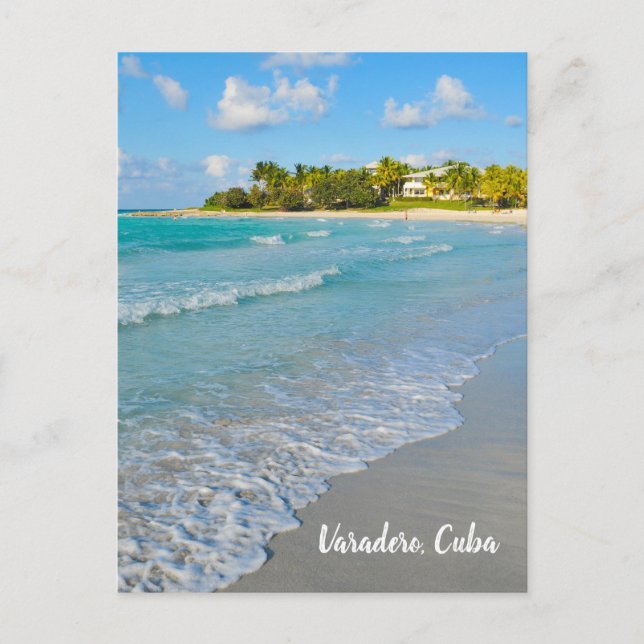 Beach in Vardero, Cuba Postcard (Front)