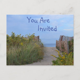 Beach Invitation Postcard