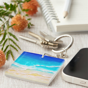 Beach  key ring