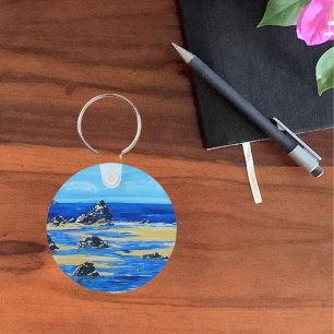 Beach Key Ring