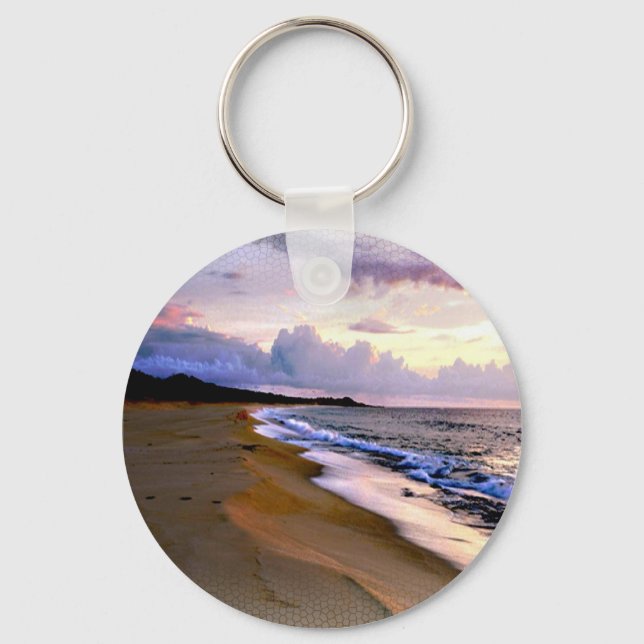 Beach Keychain Wedding Favour (Front)
