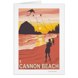Beach & Kites - Cannon Beach, Oregon