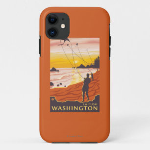 Beach & Kites - La Push, Washington Case-Mate iPhone Case