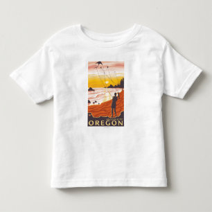 Beach & Kites - Lincoln City, Oregon Toddler T-Shirt