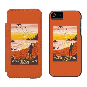 Beach & Kites - Washington Coast Incipio Watson™ iPhone 5 Wallet Case