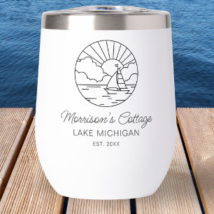 Beach Lake House Name, Sailing Boat Captain Custom