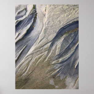 Beach Landscape Abstract Art Poster