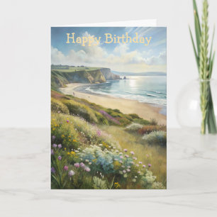 Beach Landscape Card