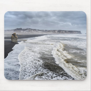 Beach Landscape In Winter Mouse Pad
