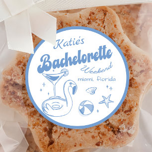 Beach Last toast Bachelorette Party Sticker