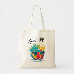 Beach Life Budget Tote Bag