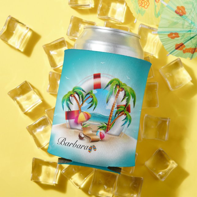 Beach Life  Can Cooler (In Situ Summer)