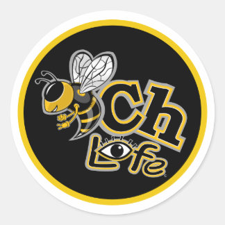 BEACH LIFE CLASSIC ROUND STICKER