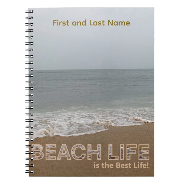 Beach Life Is the Best Life – Coastal Notebook (Front)