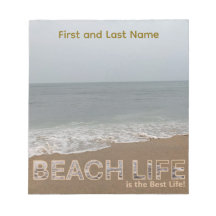 Beach Life Is the Best Life – Coastal Notepad
