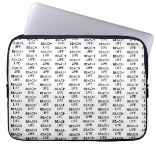 Beach Life Lifeguard Gift Laptop Sleeve