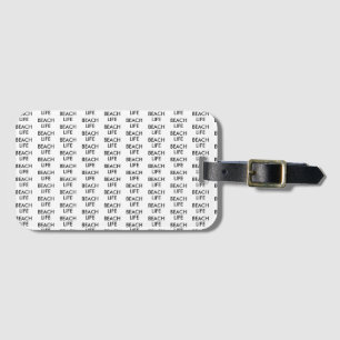 Beach Life Lifeguard Gift Luggage Tag