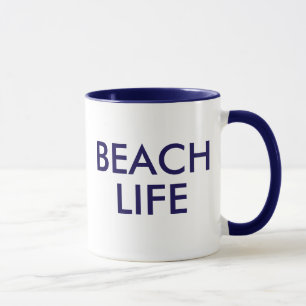 Beach Life Lifeguard Gift Mug