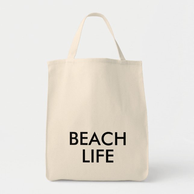 Beach Life Lifeguard Gift Tote Bag (Front)