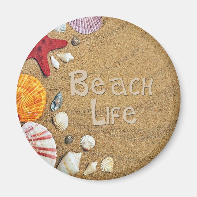 Beach Life Magnet (Front)