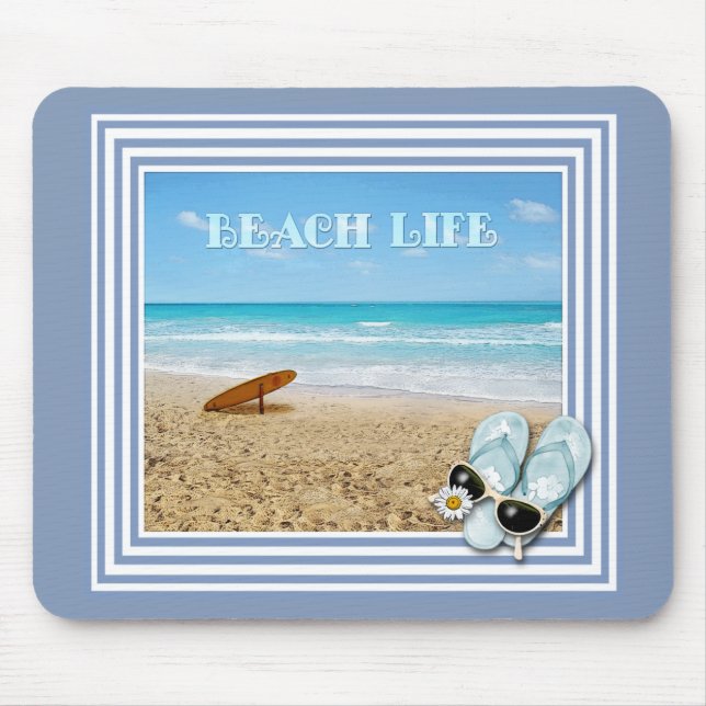 Beach Life Mouse Pad (Front)