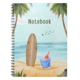 Beach life notebook
