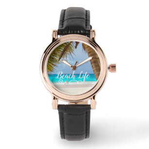 Beach Life Palm Tree Watch
