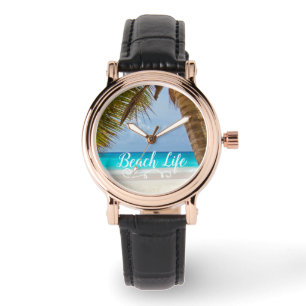 Beach Life - Sandy Beach & Palm Trees Watch