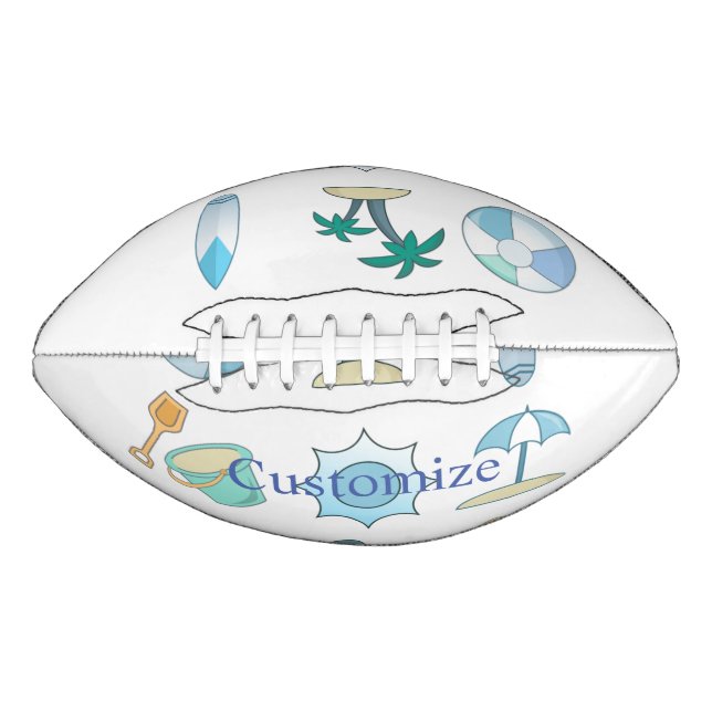 Beach Life Things Thunder_Cove  Football (Front)