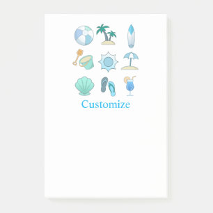 Beach Life Things Thunder_Cove  Post-it Notes