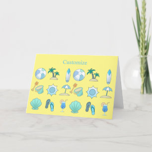 Beach Life Things Thunder_Cove Thank You Card