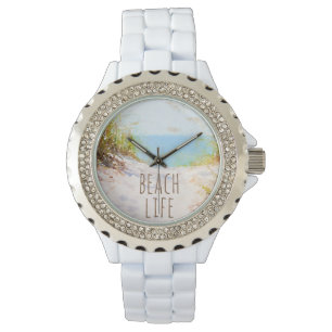 Beach Life Watercolor Beach Path Watch