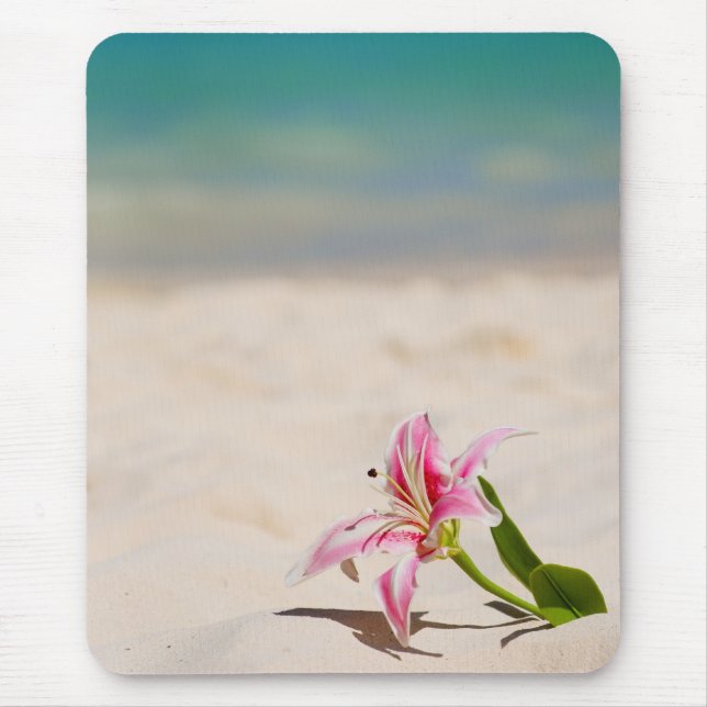Beach Lily Mouse Pad (Front)