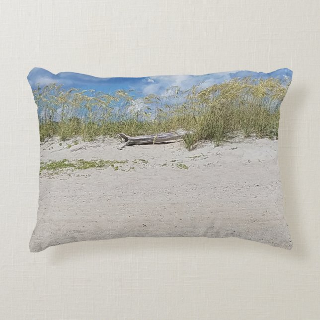 beach log pillow (Front)
