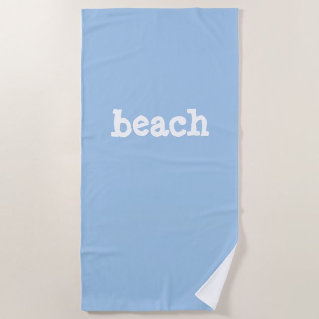 beach Long Sleeve Towel (Front)