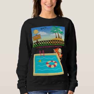 Beach loving Dog Ready to Hit the Sands  Wishing Sweatshirt