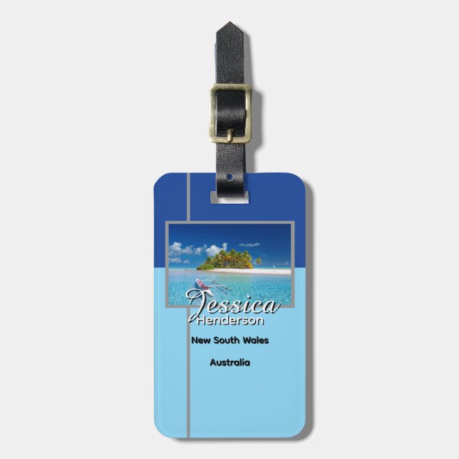 Beach LT03-0426  Luggage Tag (Front Vertical)