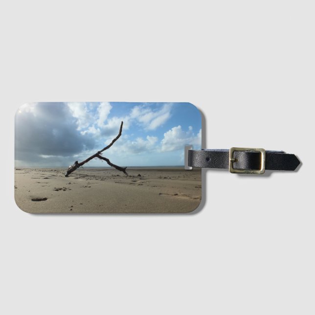 BEACH   LUGGAGE TAG (Front Horizontal)