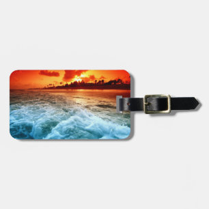 Beach Luggage Tag