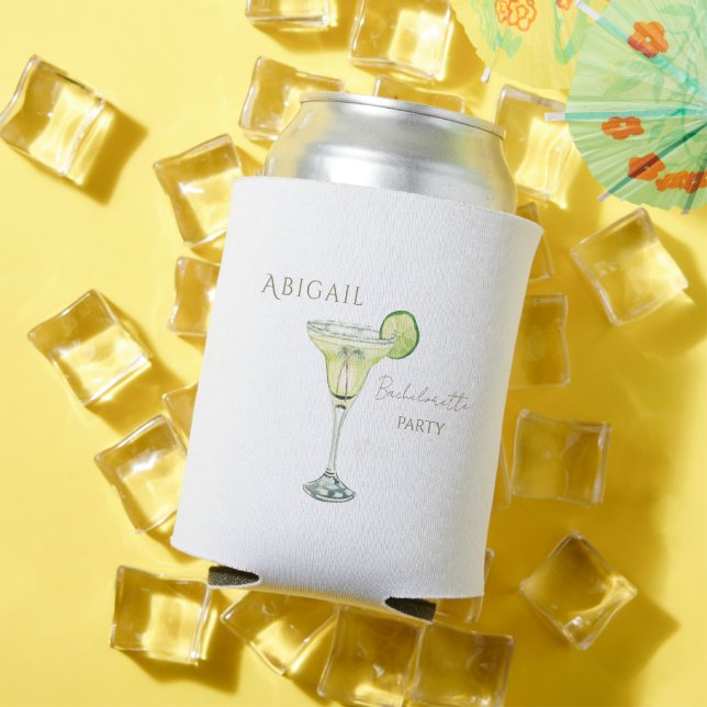 Beach Margarita Bachelorette Party Can Cooler (In Situ Summer)