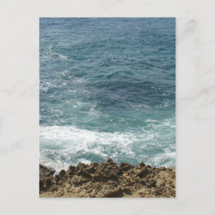 Beach Meets Ocean Postcard