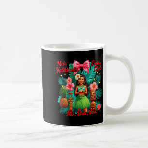 Beach Mele Kalikimaka Hawaiian Tail Party Santa Tu Coffee Mug