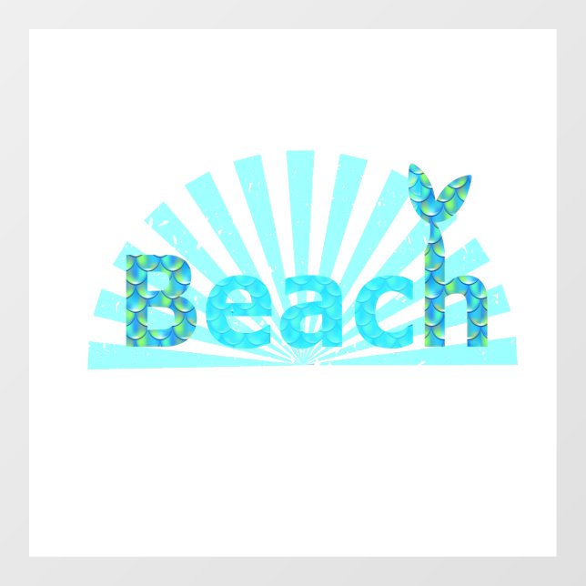 Beach, Mermaid Tail (Sheet)