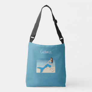 Beach Mermaid Valentine Thunder_Cove Crossbody Bag