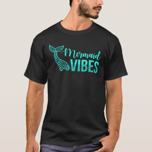 Beach Mermaid Vibes Costume Tie Dye Summer Squad T-Shirt