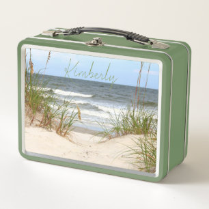Beach Metal Lunch Box