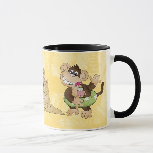 Beach Monkey Mug (Right)