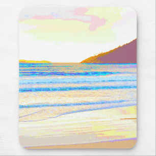 Beach morning light mouse pad