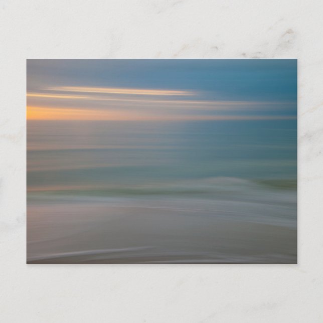 Beach Motion Blurred Abstract | Florida, USA Postcard (Front)