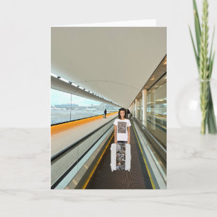 Beach obsessed. card